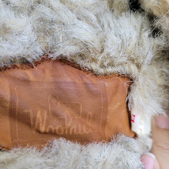 Woolrich USA Large 36 Vintage Puffy Arctic Cargo Vest Tan Nylon Sz Men Sz 36 - Picture 6 of 13